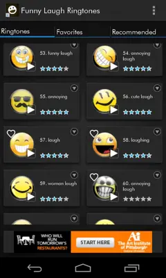 Funny Laugh Ringtones android App screenshot 2